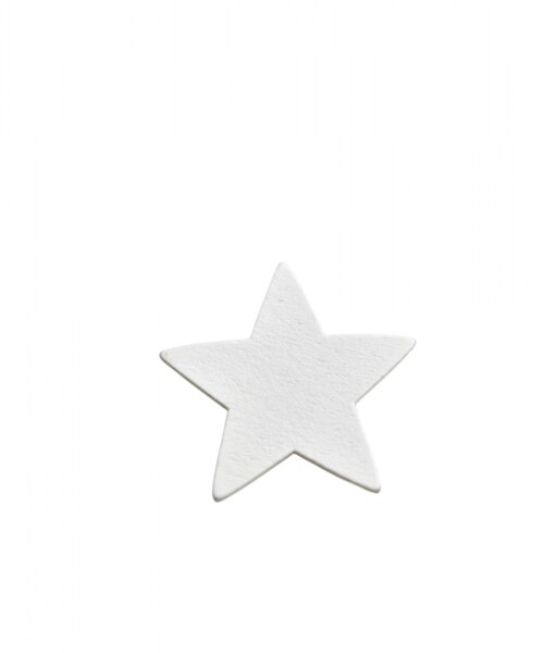 Tag estrella c/adhesivo 2x2 cm. - BLANCO Tag estrella c/adhesivo 2x2 cm. - BLANCO