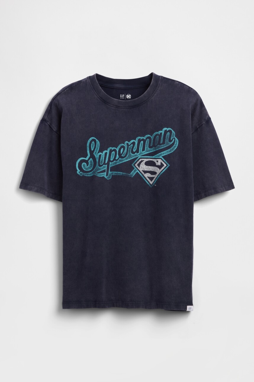 Remera Superman Niño Navy Uniform V2