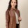 Sobre camisa cuero Cognac