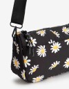 Bandoleras Nylon Bandolera Con Cierre Cremallera Y Asa Regulable - Estampado Flores