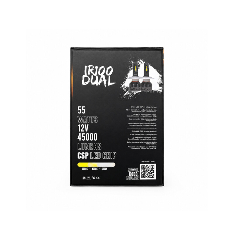 Kobo Lampara LED Iron IR100 55W Dual 12V H4