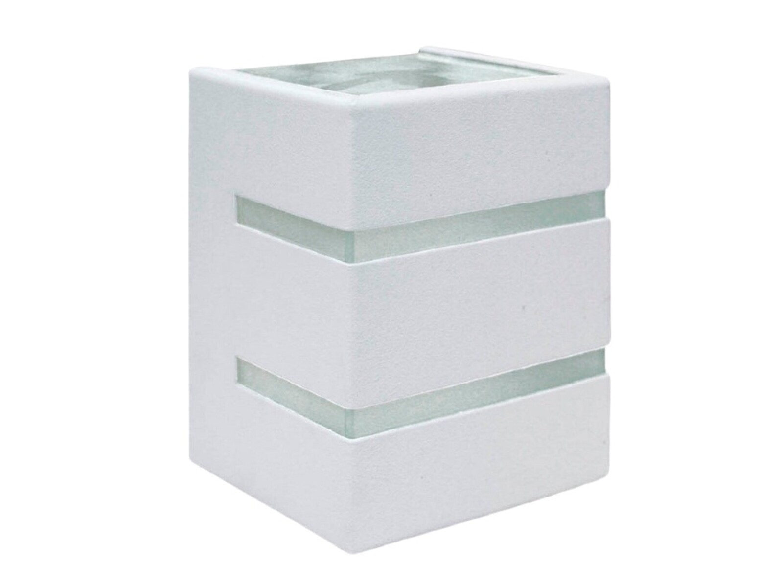 APLIQUE DE PARED VCP G9 2 ABERTURAS BLANCO 