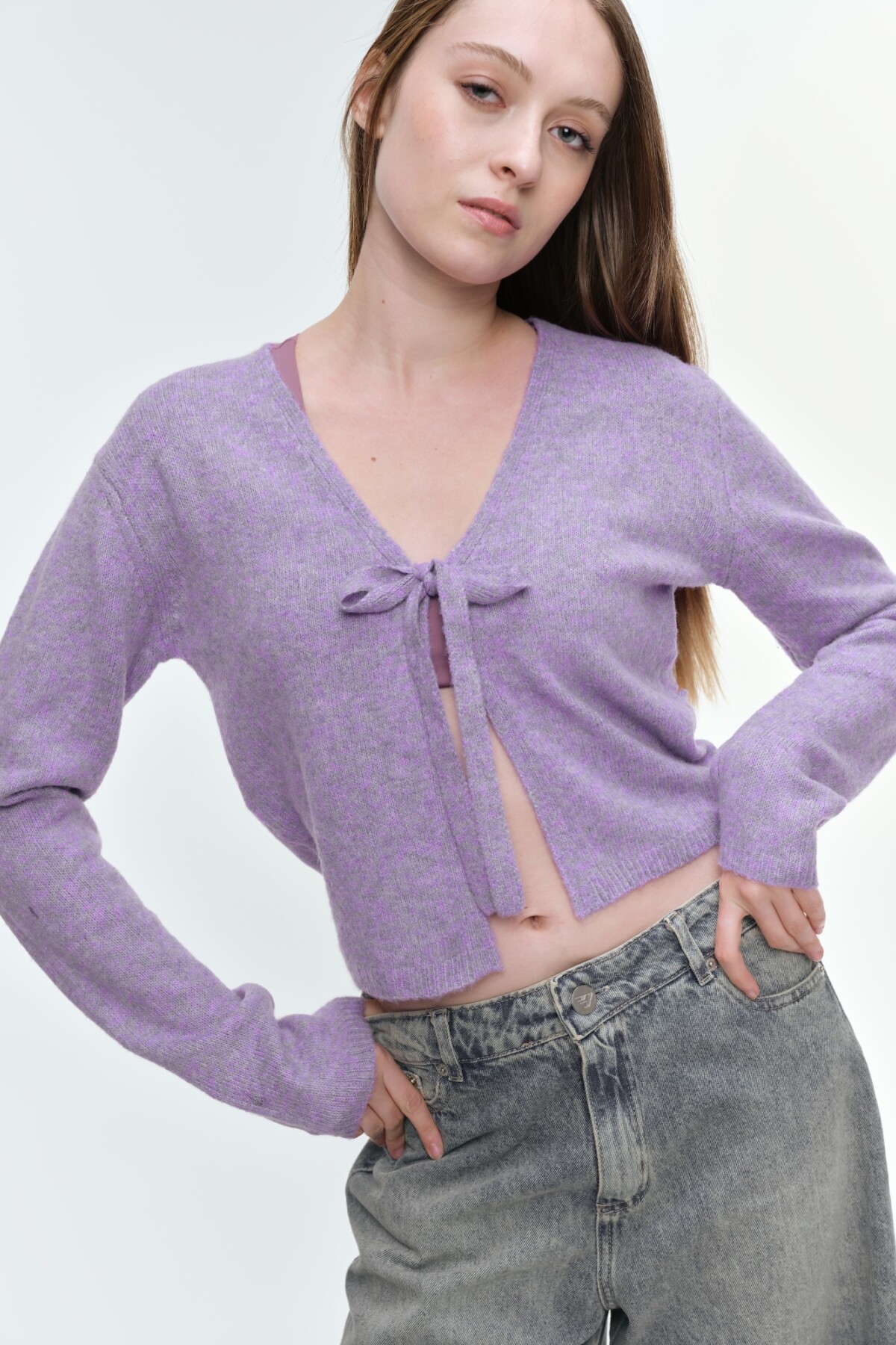 Cárdigan Aya Lavanda