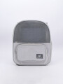 MOCHILA TRANSPORTADORA DE MASCOTAS GRIS (V)