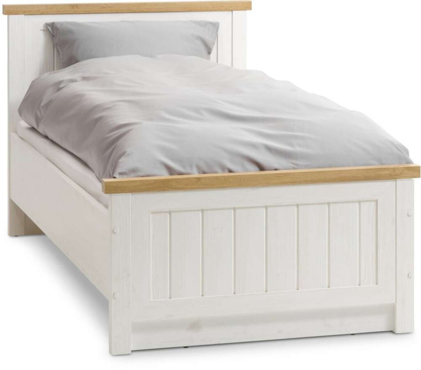 Estructura Cama Markskel 90X200 - Roble/Blanco 