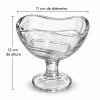Set de 6 Copas para Helado de Vidrio 310 ml Set de 6 Copas para Helado de Vidrio 310 ml