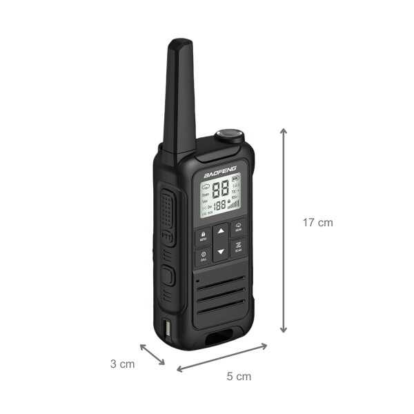 Kit Handy Walkie Talkie Baofeng BF-FR22A x 2 Unidades FRS y PMR Kit Handy Walkie Talkie Baofeng BF-FR22A x 2 Unidades FRS y PMR