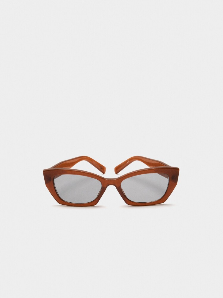 Gafas De Sol Cat Eye marron