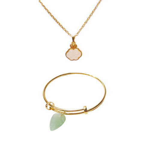 Collar y pulsera dorada Collar Y Pulsera Dorada