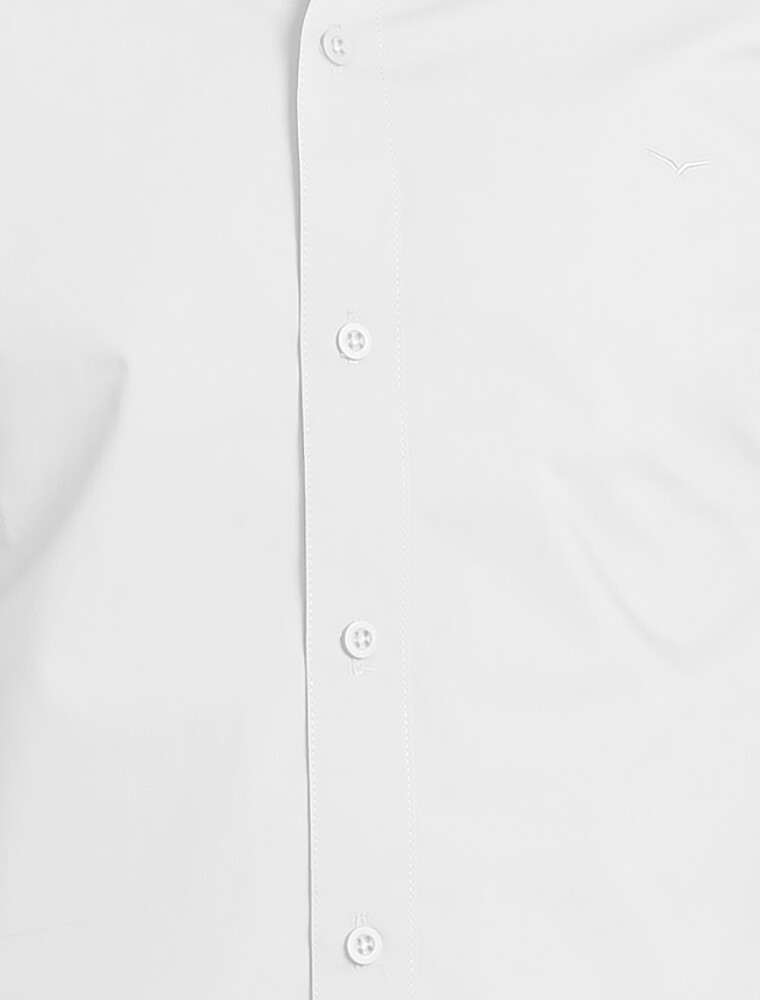 Camisa Manga Larga Algodón Principe Blanco