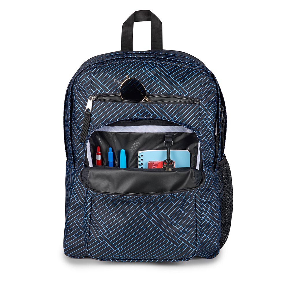 Mochila Big Student Black/Black/Azul