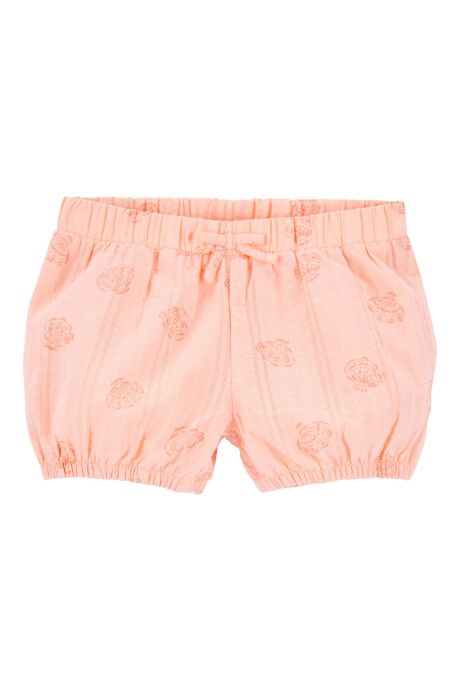 Short de algodón, diseño caracolas Sin color