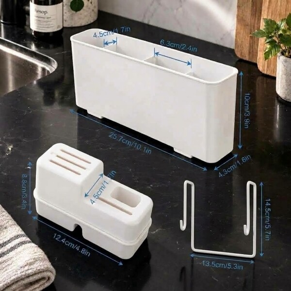 Escurridor Seca Platos Vajilla 2 Niveles Con Bandeja Drenaje Agua Cocina Imback Color Blanco Escurridor Seca Platos Vajilla 2 Niveles Con Bandeja Drenaje Agua Cocina Imback Color Blanco