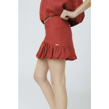 Pre Venta Falda Balloon Cherry