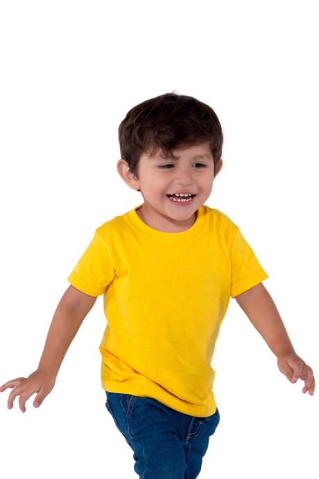 Camiseta a la base bebé Amarillo canario