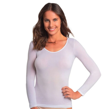 Camiseta piel 1212 caffarena Blanco