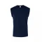 Camiseta a la base sin mangas - Azul marino