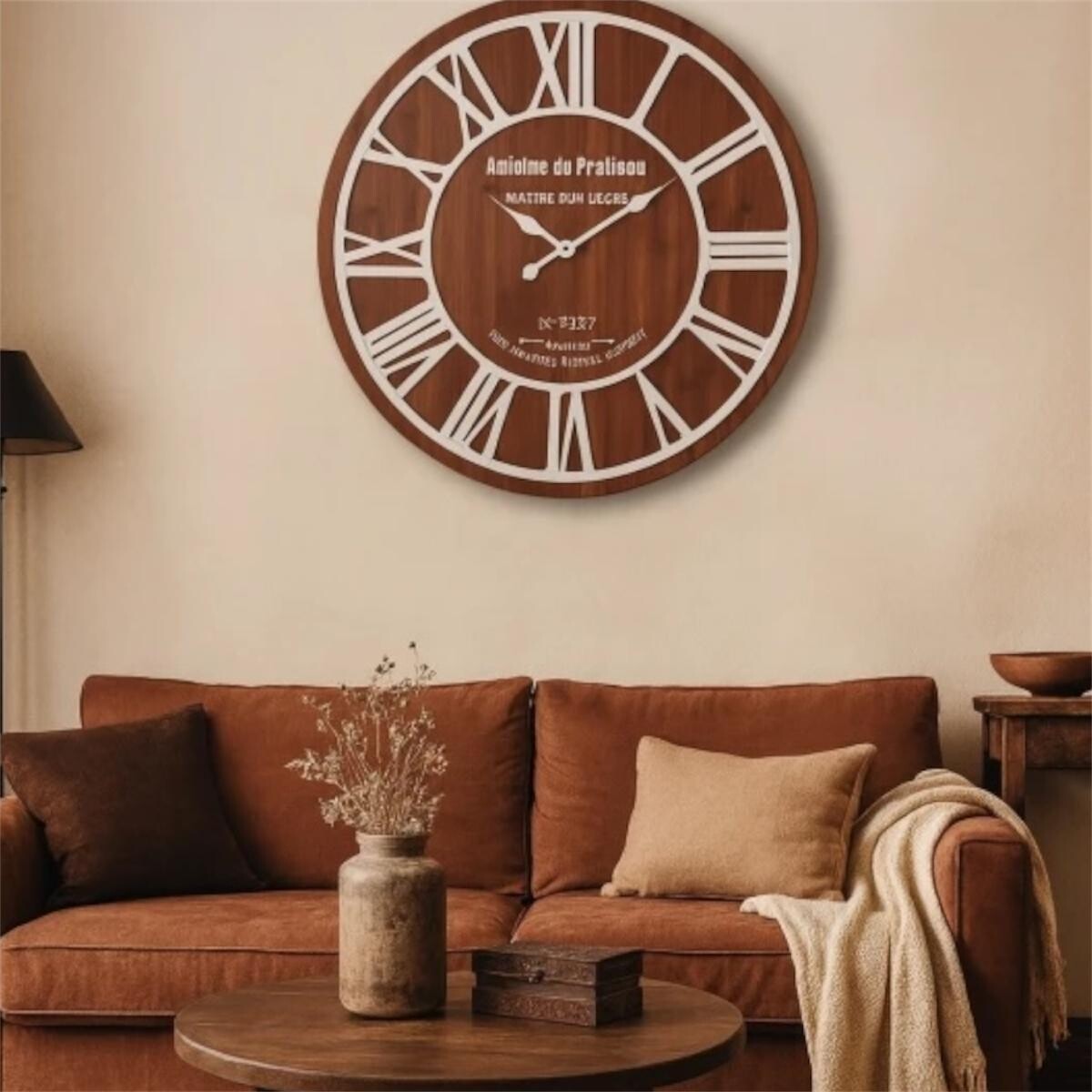Reloj de Pared en MDF 68X68CM 