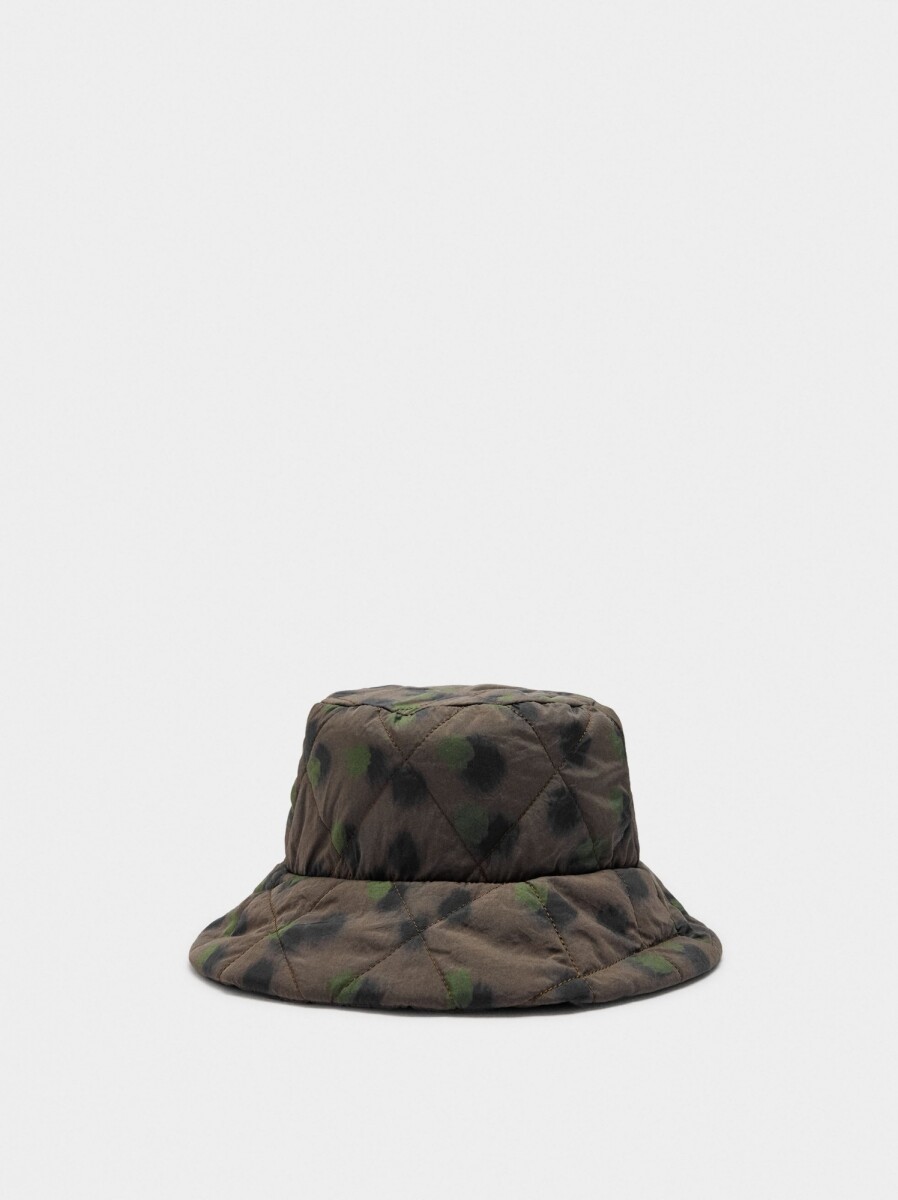 Gorro Bucket Acolchado De Nylon - multicolor 