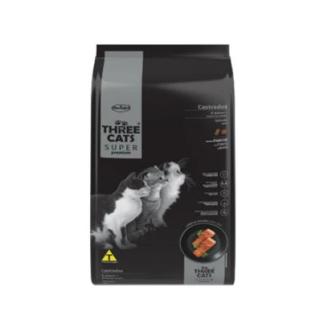 Three Cats Súper Premium Castrado 10,1kg | Control de Peso Three Cats Súper Premium Castrado 10,1kg | Control de Peso