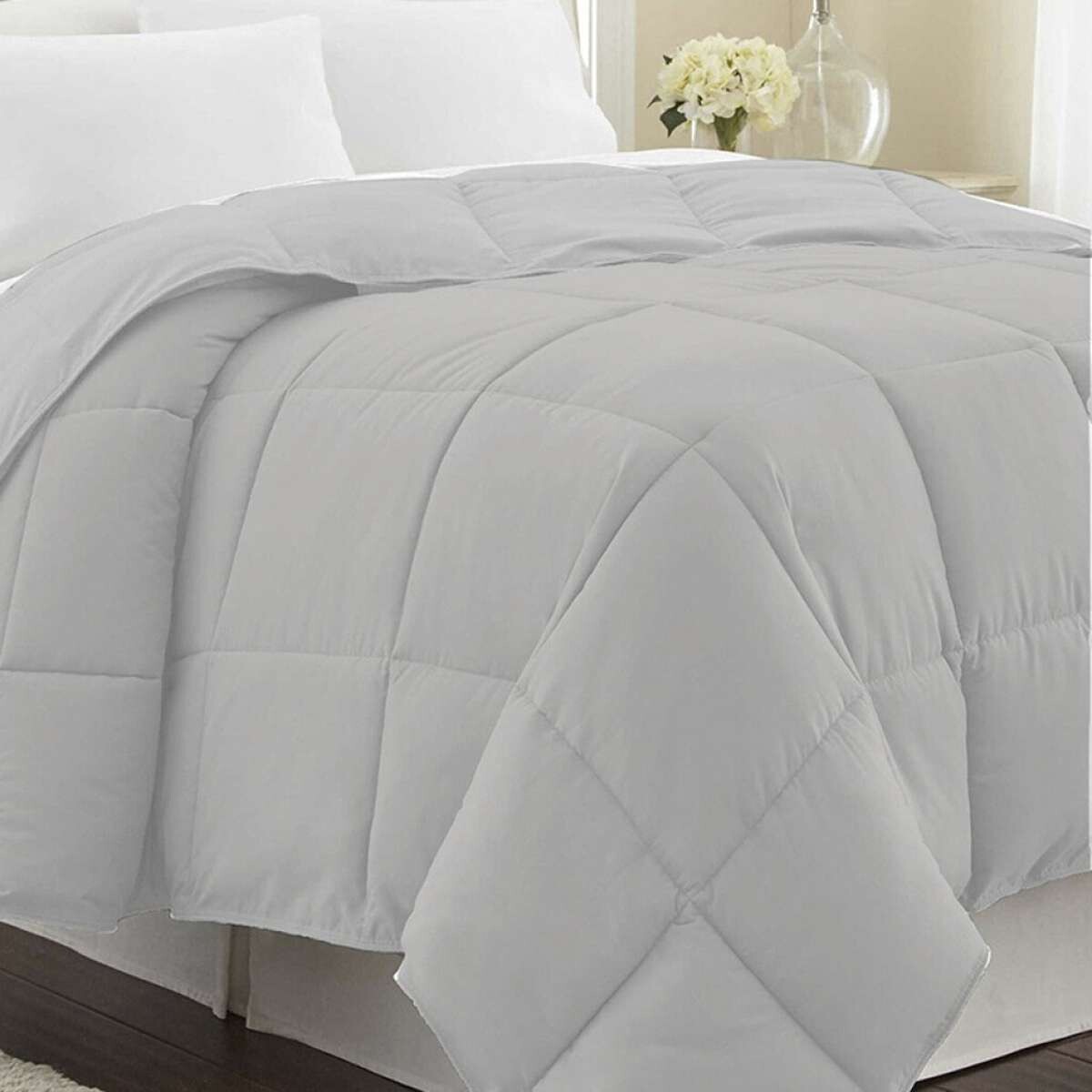 Acolchado de Plumas 1 Plaza Home Class 150 x 220 cm - Gris 