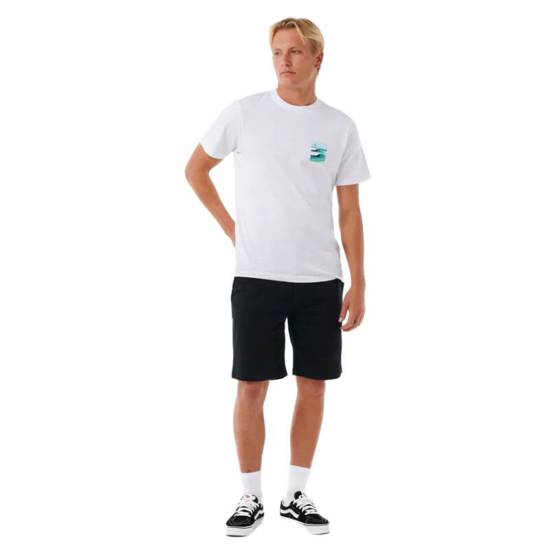 Remera Rip Curl Surf Revival Lined Up Tee - Blanco Remera Rip Curl Surf Revival Lined Up Tee - Blanco