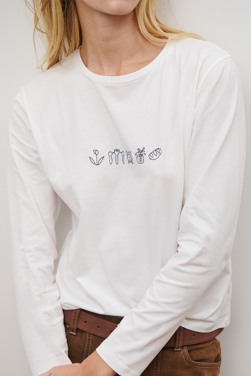 REMERA BREAKFAST AZUL