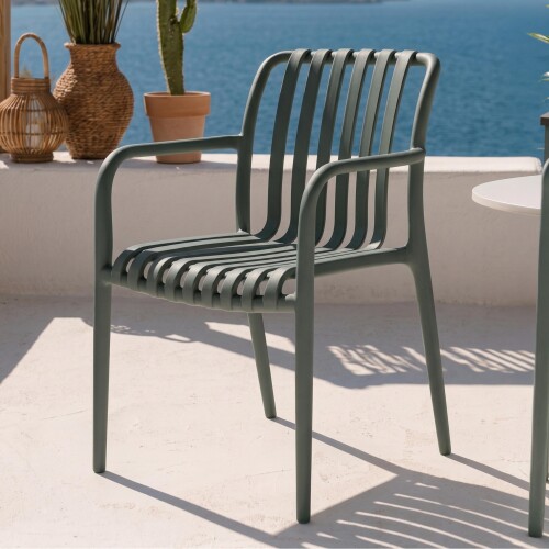 Silla de Exterior Atenas Gris