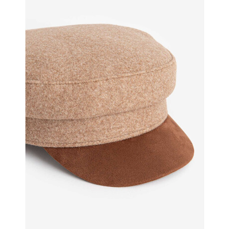Gorra Baker Gamuza Combinacion Bicolor