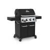 Barbacoa Crown 440 Black con hornalla Barbacoa Crown 440 Black con hornalla