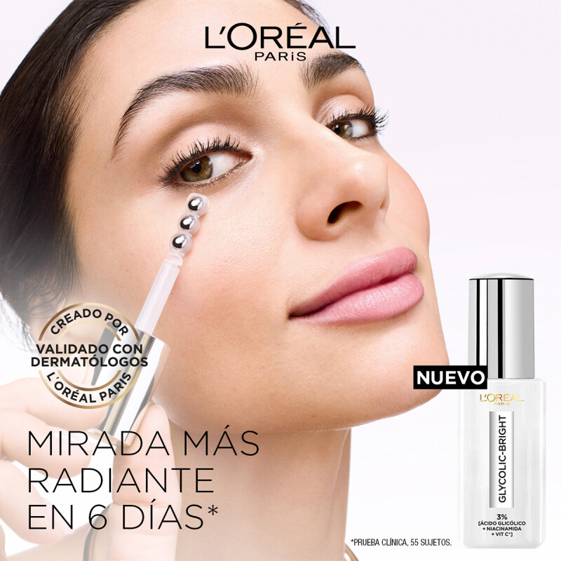 L'oreal Paris Glycolic Bright Eye Serum Anti Ojeras L'oreal Paris Glycolic Bright Eye Serum Anti Ojeras