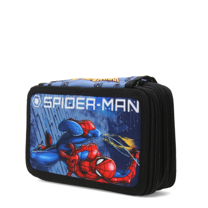 Cartuchera MARVEL Spider Man Azul - Negro