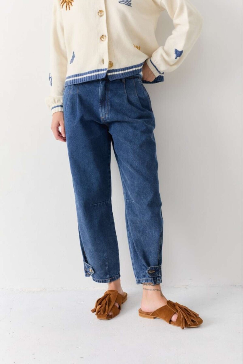 Pre Venta Jean Gaucho Cool - Azul 