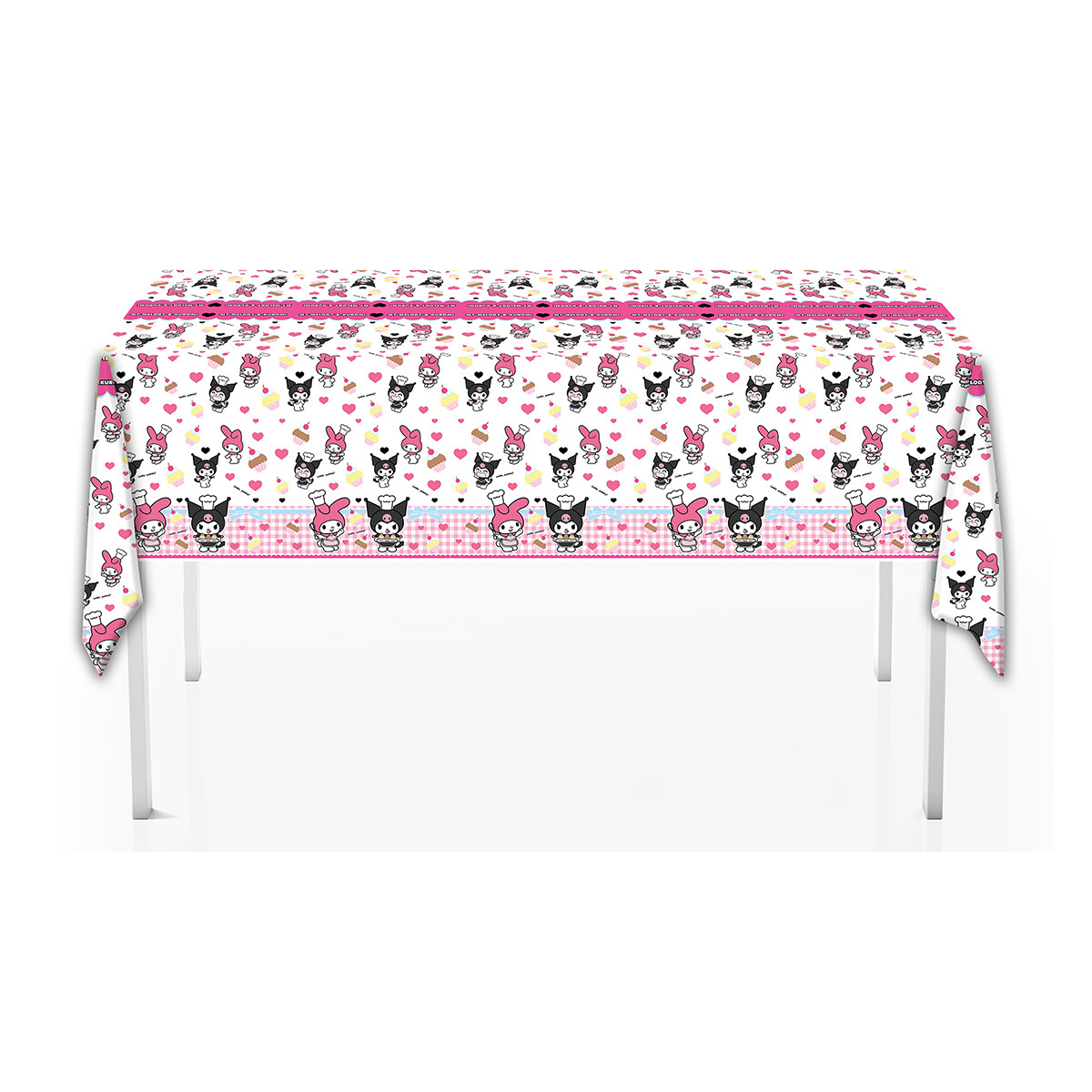 Cotillón Mantel Rectangular Kuromi 
