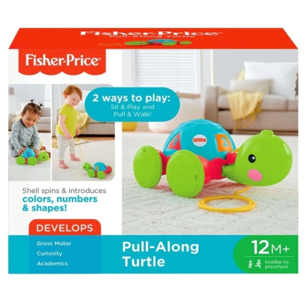 FISHER PRICE - Tortuga de Aprendizaje 