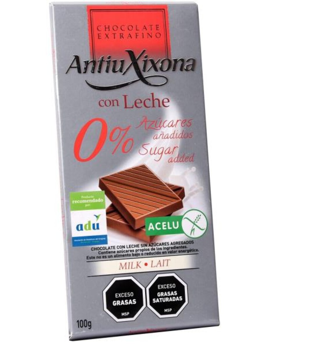 NAT-TABLETA C/LECHE S/AZUCAR 90G 