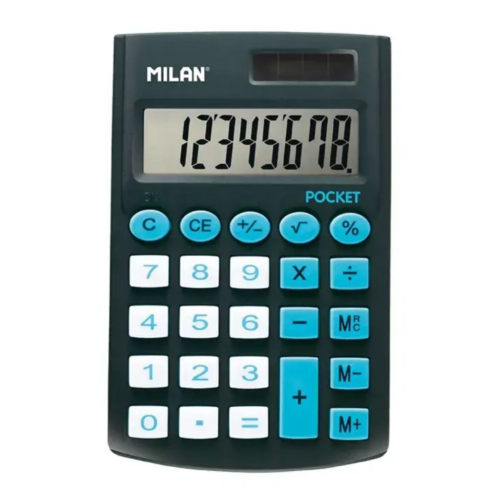 MAQUINA CALCULADORA MILAN 150908KBL POCKET COLOR NEGRO MAQUINA CALCULADORA MILAN 150908KBL POCKET COLOR NEGRO