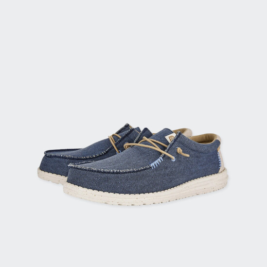 Zapatos Hey Dude Wally Coastline Jute Azul
