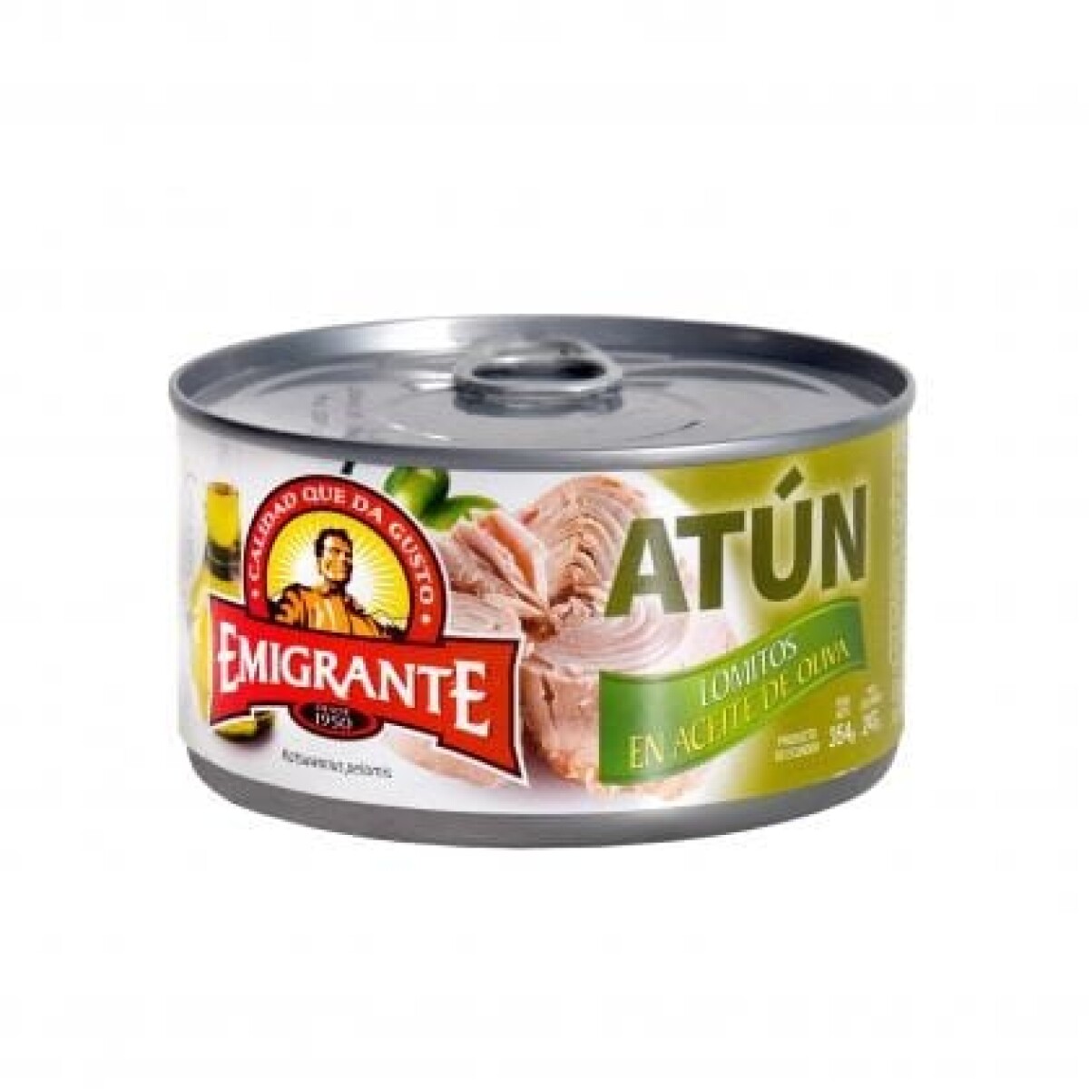 LOMITOS DE ATUN EN ACEITE DE OLIVA EMIGRANTE - 354 GRS 