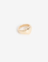 Anillos Chicos Metal Anillo Dedo Meñique Corazón - Dorado