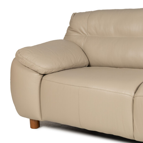 Sofá Romano - Cuero Básico - 3 cuerpos 519 (Beige)