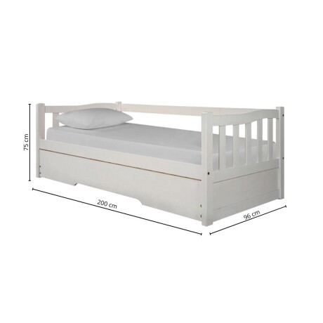 Cama marinera reforzada Linea Parma Blanca