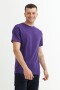 Remera cuello redondo MORADO