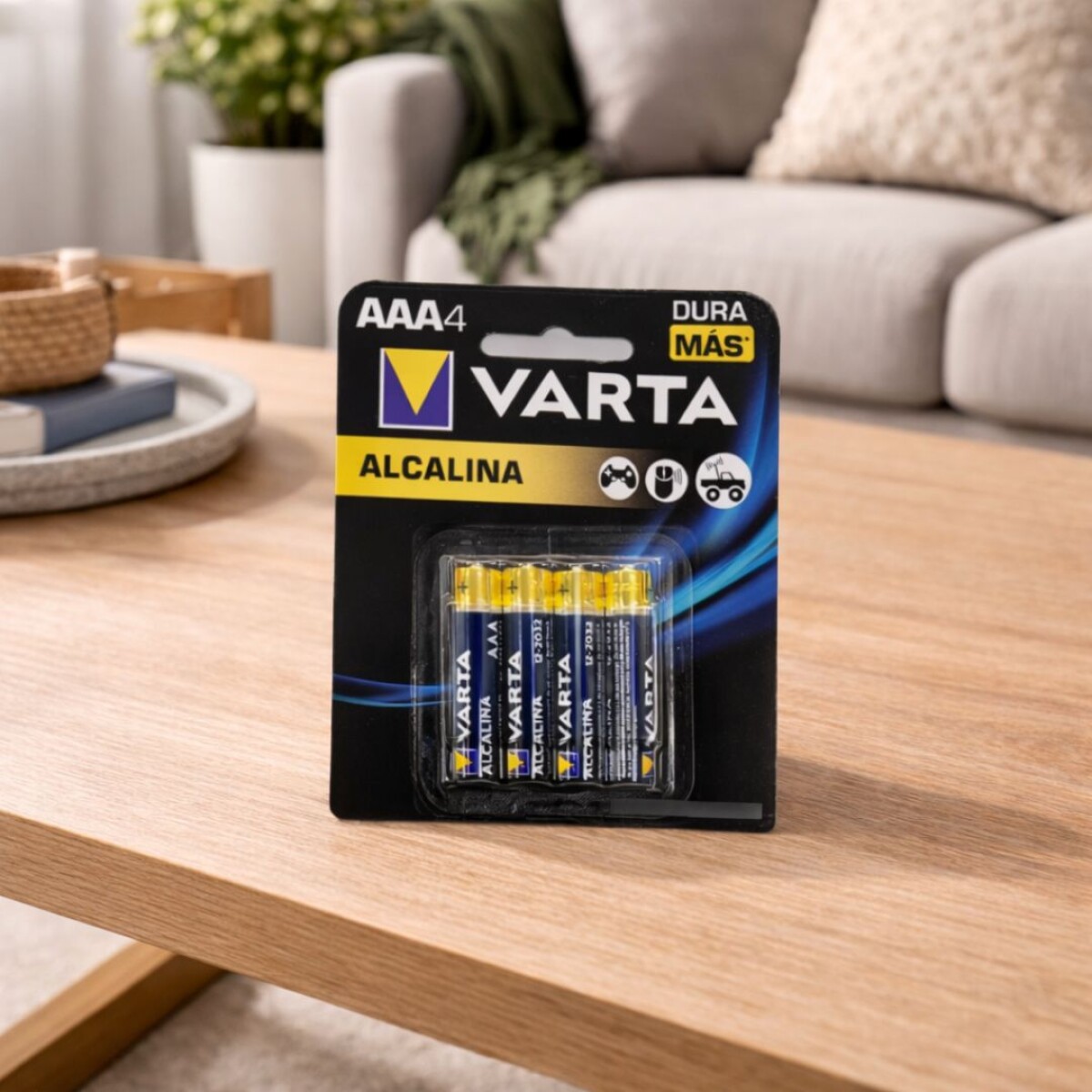 PILAS ALCALINA AAA VARTA 4 UNIDADES 