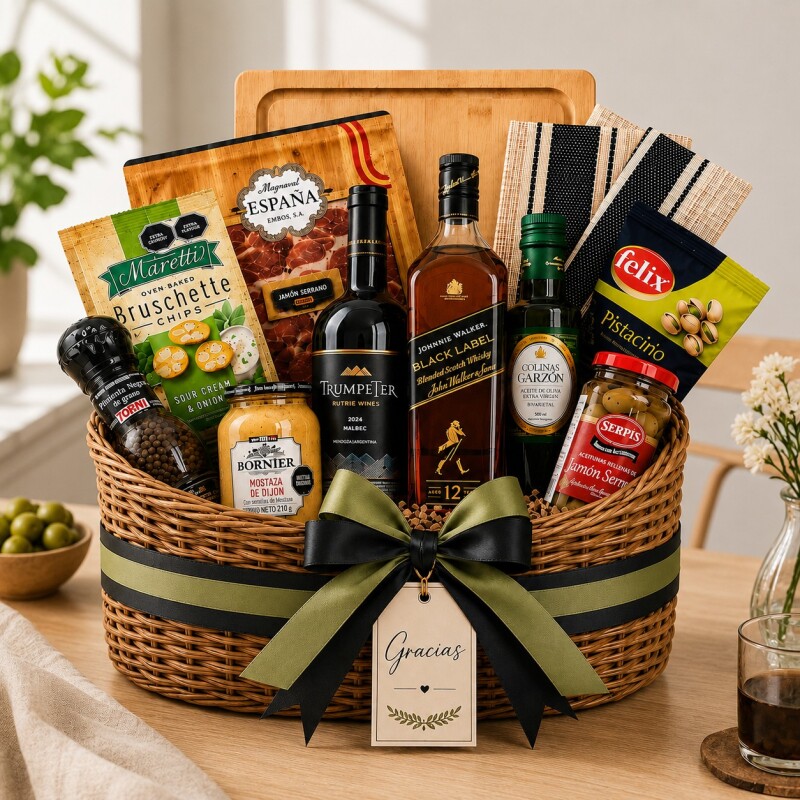 Canasta Gourmet Gracias Gold Canasta Gourmet Gracias Gold