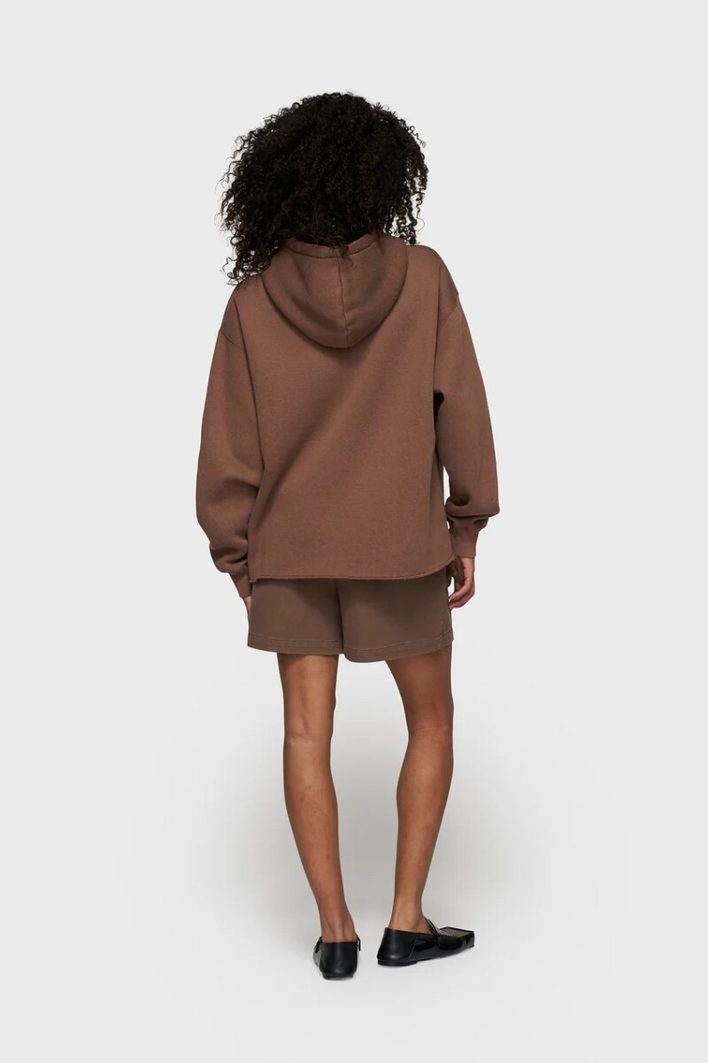 STATEMENT LOGO HOODIE Beige