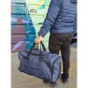 Bolso Grande Portter Muy Resistente Cierres Fuertes Camping Plateado