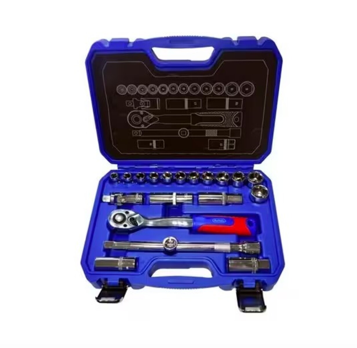 Jgo De Dados 1/2 33pz 6/12 Puntas Cvr 