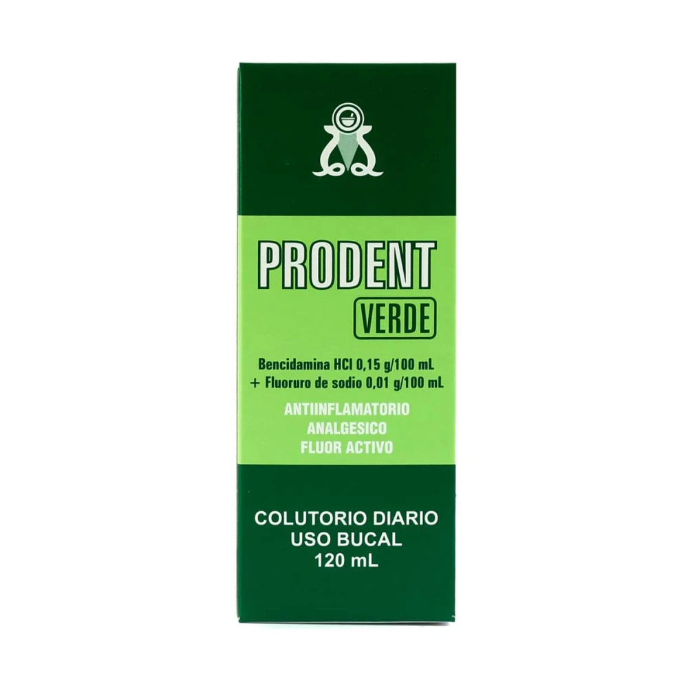 PRODENT VERDE COLUT.X 120 ML. FRASCO