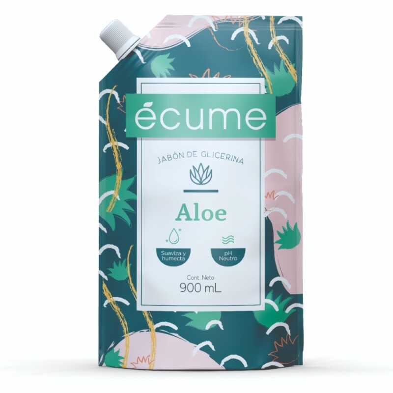 Jabon Ecume Aloe Doypack Refill 900 Ml. Jabon Ecume Aloe Doypack Refill 900 Ml.
